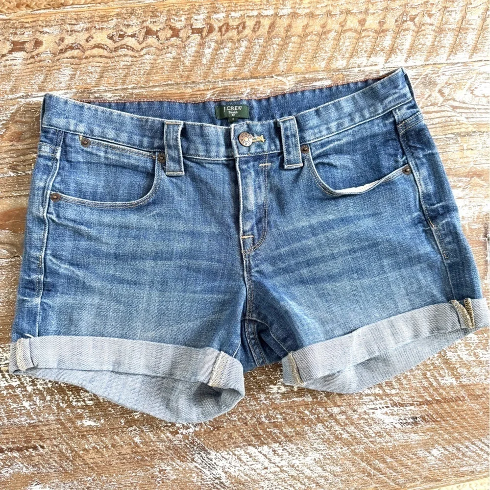 J Crew Stretch Jean Shorts